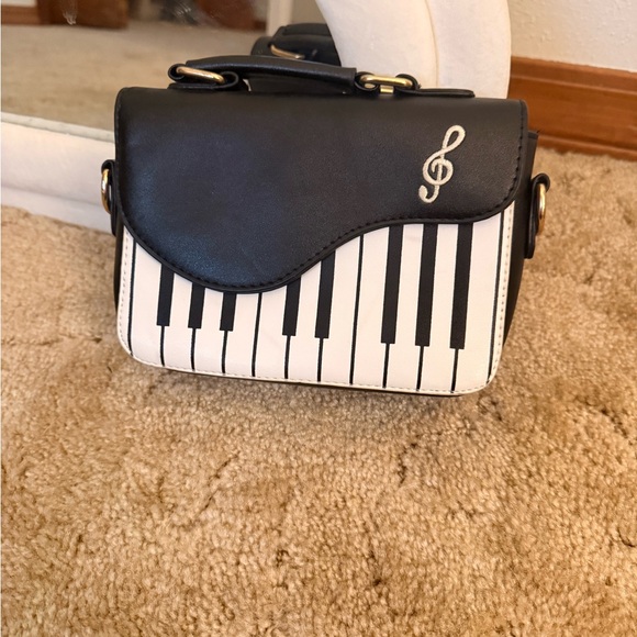 Handbags - Black and White Piano Key Women's Bag